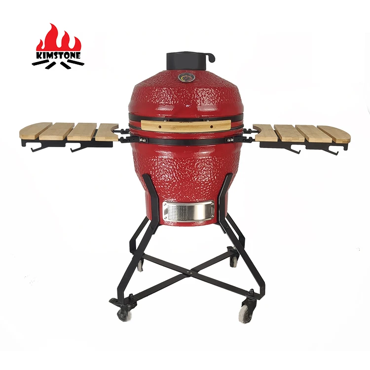 Kimstone Stylish Convenience 18 Inch Smoker Tailor-Made Wide Temperature Range Ceramic Barbecue Grill