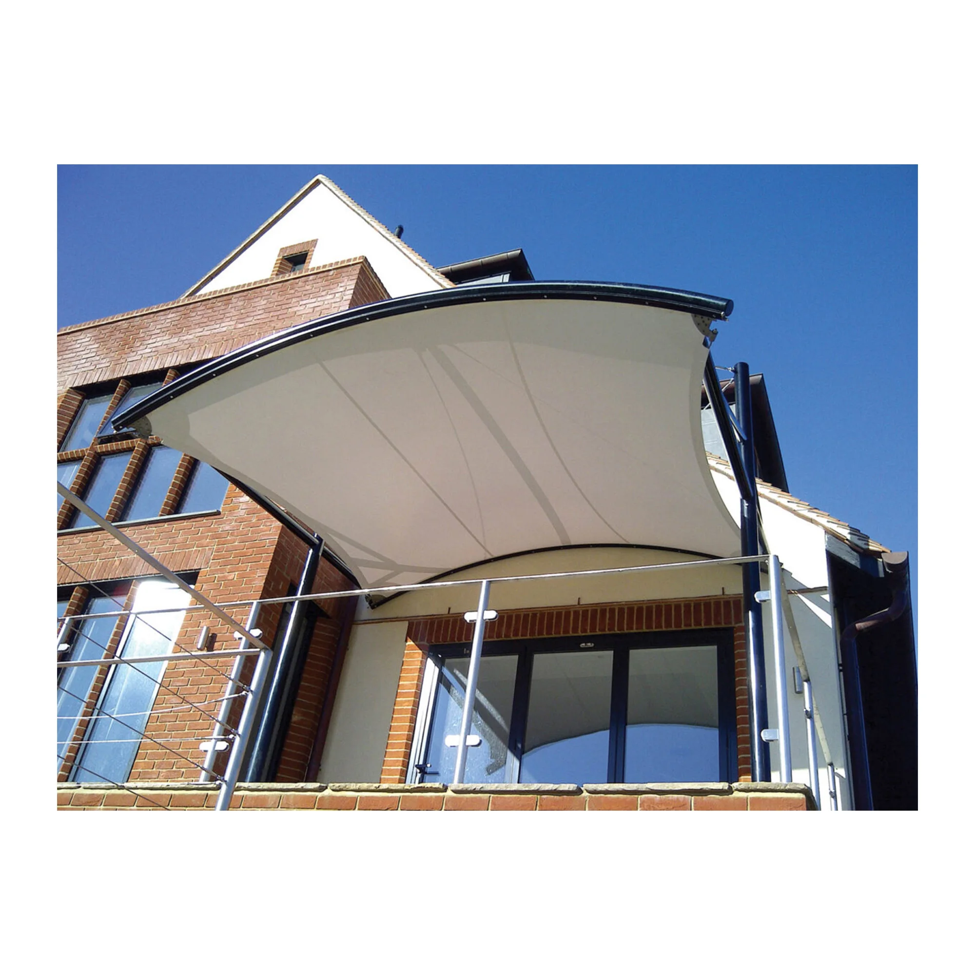 FAPTEX 1008F High Strength Architectural PVC Coated Polyester Fabric 1550GSM with PVDF and Acrylic Top Coat