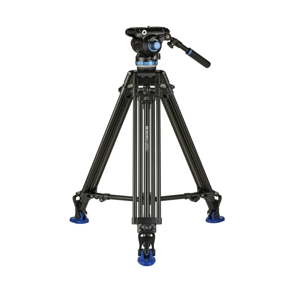 Free Shipping Camcorder Tripod Professional Camera Video Tripod Dual Stage Aluminium Alloy Tripod With S8Pro Head