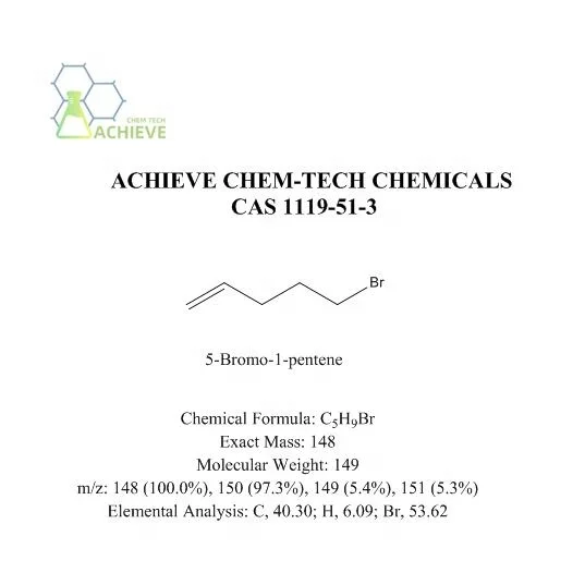 Europe/USA/Canada/Australia Warehouse supply cas number 1119-51-3 5-bromo-1-pentene