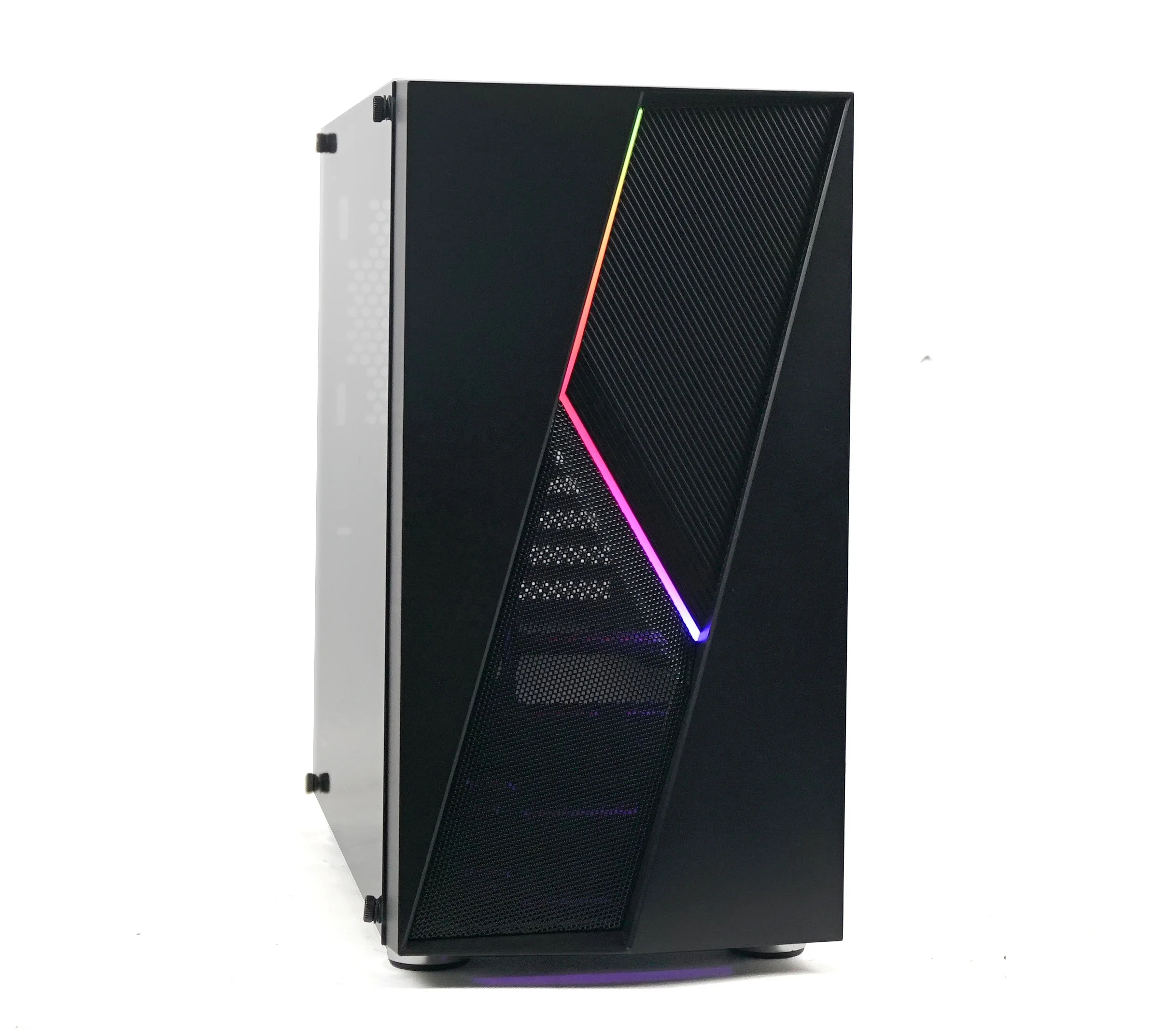 Новейший новый горячий продавать игровой компьютер шасси микро корпус с rgb полосой
