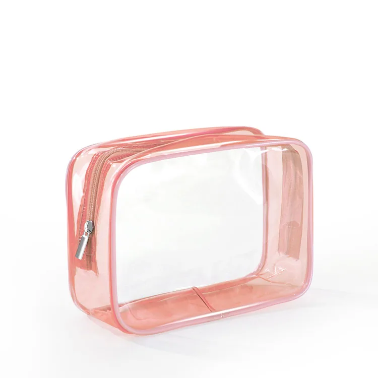 Mini Clear Cosmetic Bag Waterproof Bag PVC Mobile Phone Cases Clear Pouch Bolsa De Maquillaje Transparente PVC Zipper Lock Bag