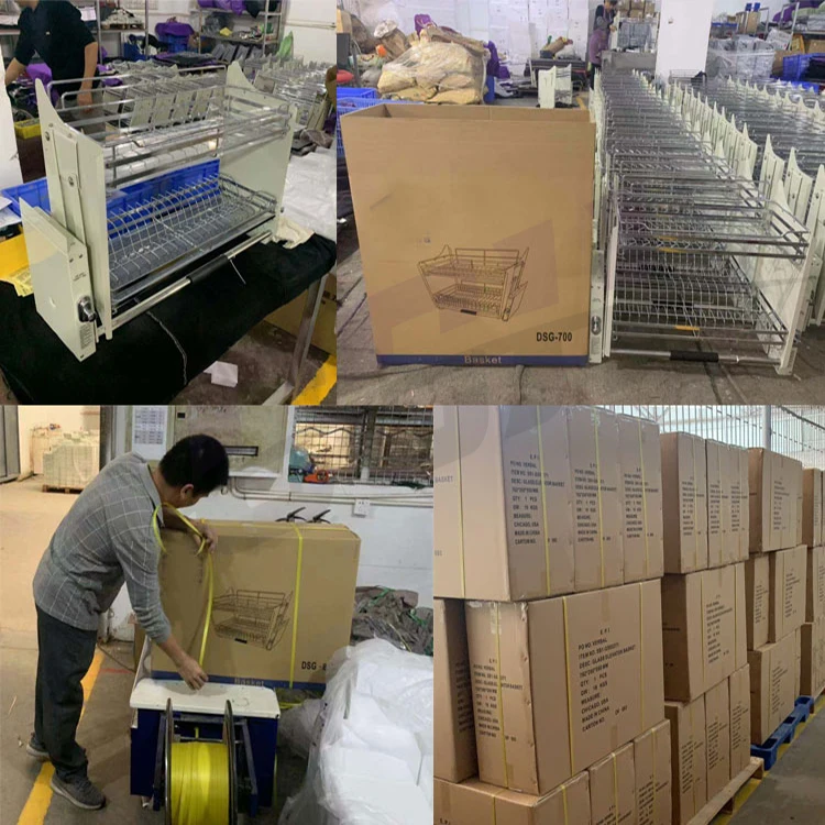 Kitchen Corner Pull Out Basket Swing Tray Drawer Sliding Basket Revolving Cabinet Storage Soft Close Basket