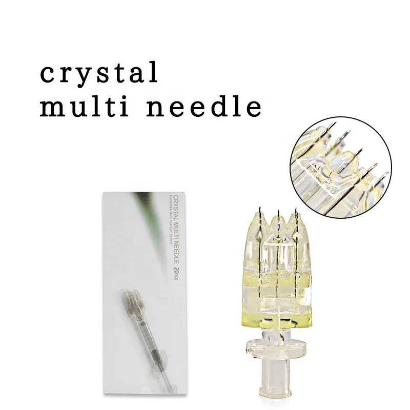 Deenora disposable crystal meso multi needles syringe injector 5 / 9 pins