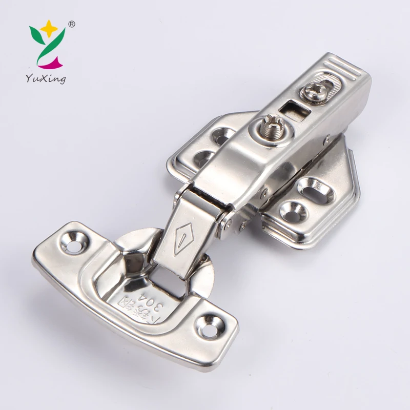YUXING 304 stainless steel cabinet hinges metal furniture hinges