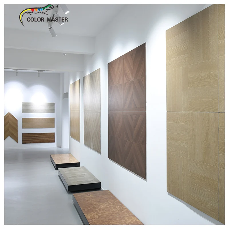 Hotel Anti Slip Hardwood Look Waterproof Ceramic Porcelain Floor 800x800 Parquet Wooden Tile