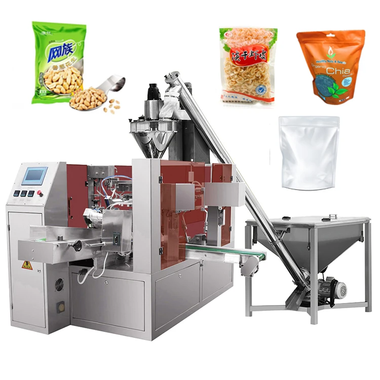 Premade doypack stand up pouch powder filling packing machine automatic doypack filling sealing machine