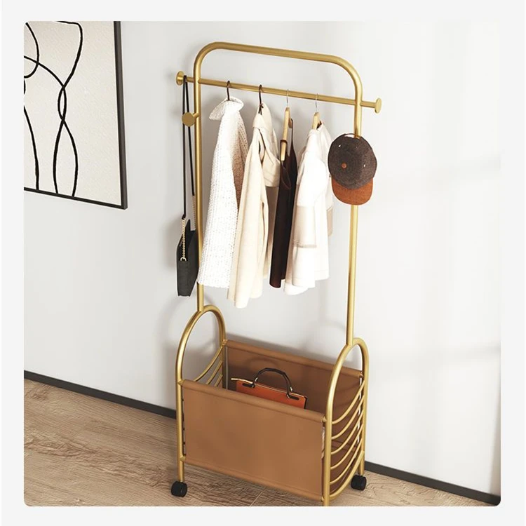 Modern Design Single & Double Tier Steel Frame Rack Factory Wholesale Custom Durable Cloth & Shoe Drying Stand Living Room Use