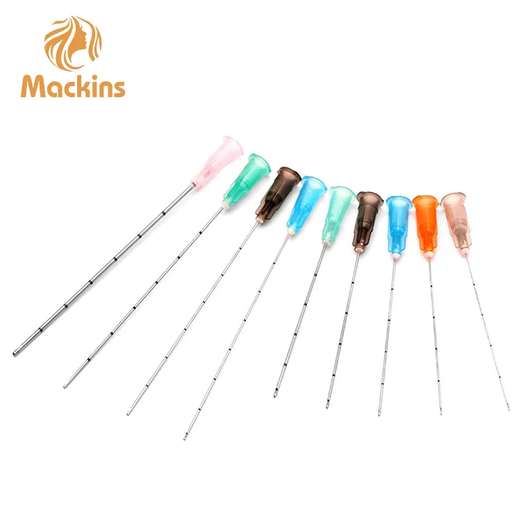 Mackins  Face Lifting hypodermic blunt tip needle 27G 50mm