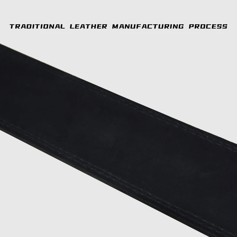 13mm Thick Cowhide Leather Gym Weight Lifting Lever Belt Powerlifting Waist Trainer with Lever Buckle Waist Trimmers