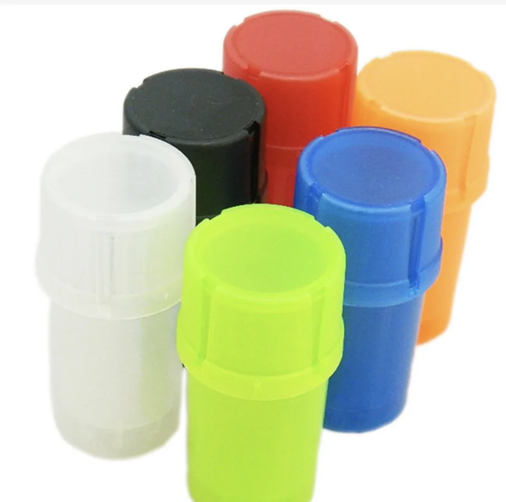 Herb Grinder Storage Jar Sharp Diamond Teeth Herbal Crusher Smoking Accessories Display Box