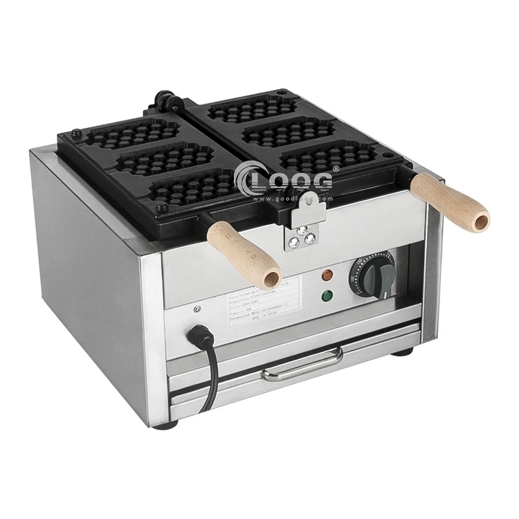 Commercial Kitchen Equipment Manufacturer Electric Waffle Stick Baker Machine Honeycomb Shaped Waffle Maker