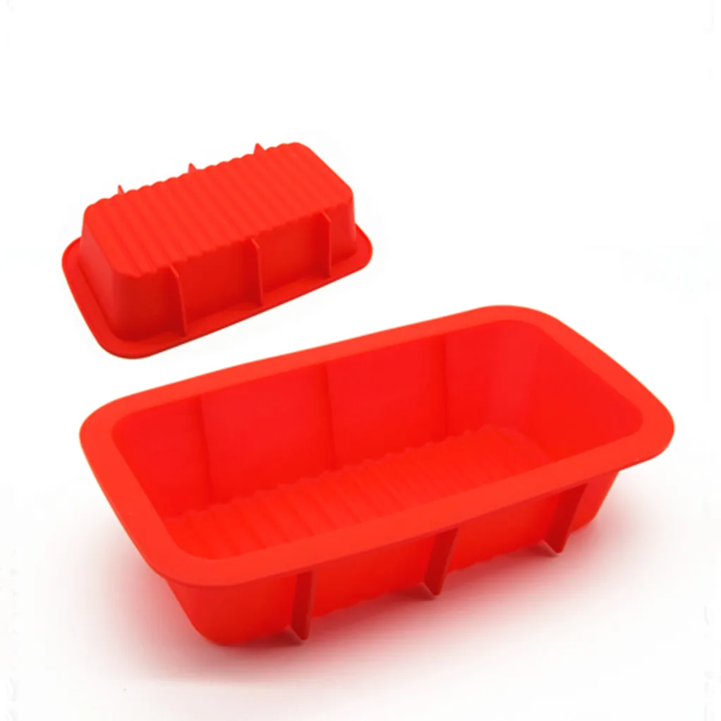 BHD Non-Stick Professional Reinforced Baking Molds Silicone Square Cake Pan for Brownie