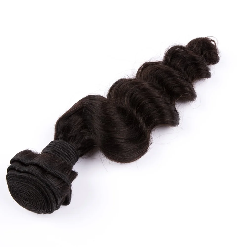 Wholesale bundle hair vendor brazilian human hair extension weave bundles loose wave virgin hair