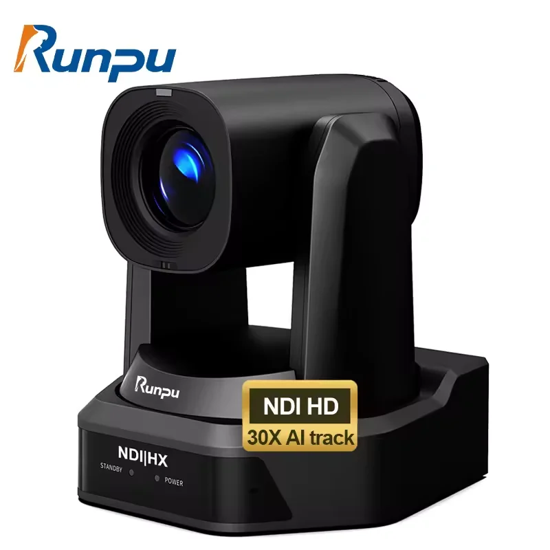 Runpu HD66A-30N Быстрая доставка NDI 30X оптический зум HD MI 3G-SDI IP потоковая передача в реальном времени PoE 1080P 60FPS PTZ камера vMix OBS
