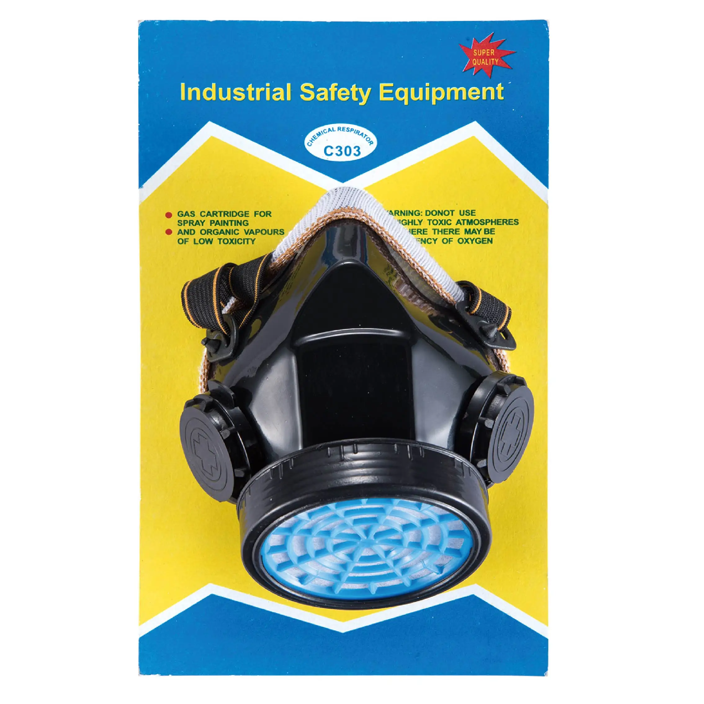 five layers Half Face Safety Chemical Respirators for dust with valve