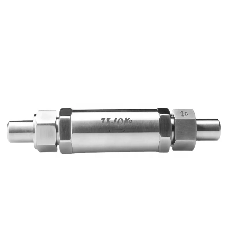 Factory Manufacturer Stainless Steel Swing Check Valve DN3-DN50 In-line Fluid One Way Check Valve