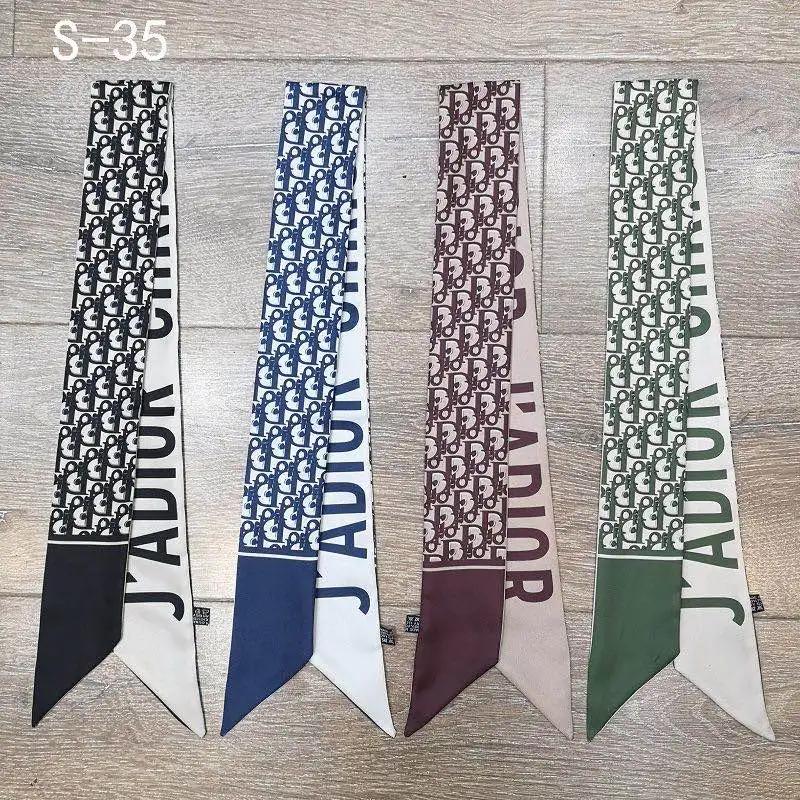 
2020 spring and summer D word new big simulation silk tie bag ribbon scarf scarf long small scarf women wholesale 