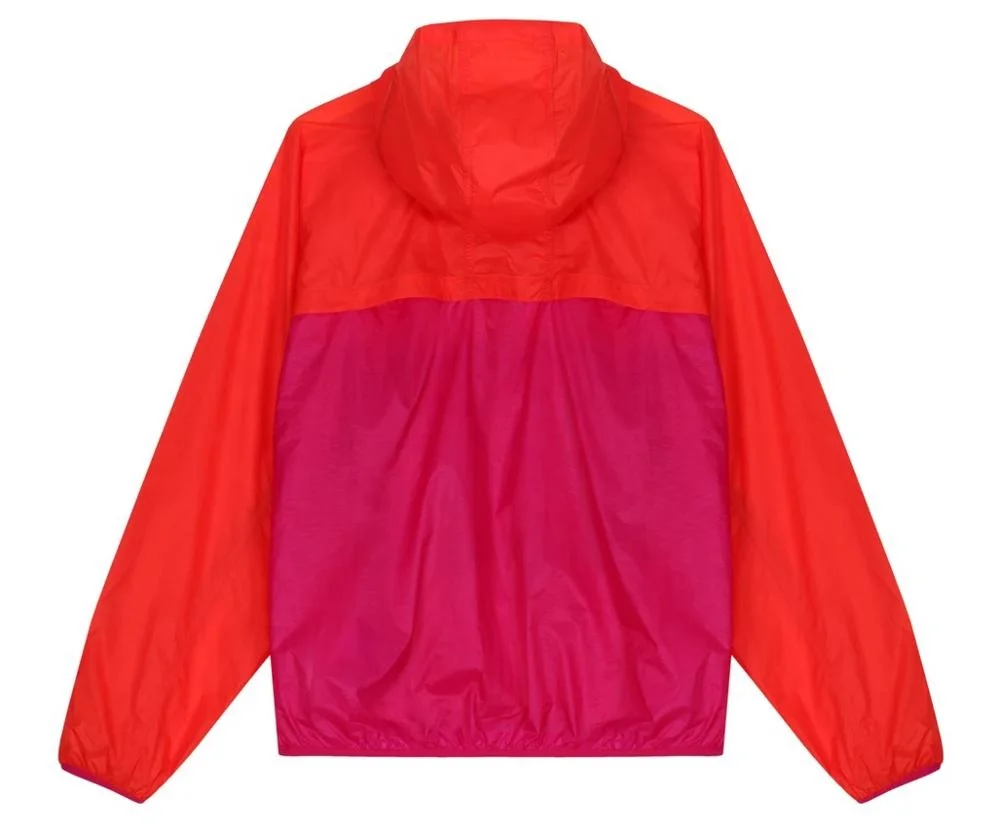 MENS PULLOVER ANORAK WINDBREAKER JACKET Wind and waterproof fabrics and breathable weather resistant materials