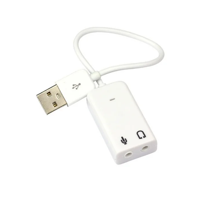 7,1 каналов USB 2,0 Звуковая карта мини внешняя звуковая карта с проводным компьютером ноутбука звуковая карта