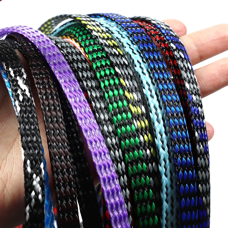 Best Selling Combination PET Braided Cable Protective Sleeves Wire Loom Expandable Braided Cable Sleeving