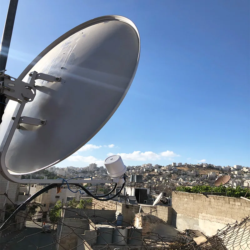 Latest Version 2023 High Gain 5G antenna feedhorn dual polarization 4G LTE dish antenna reflector Special for Saudi arabia  Iraq
