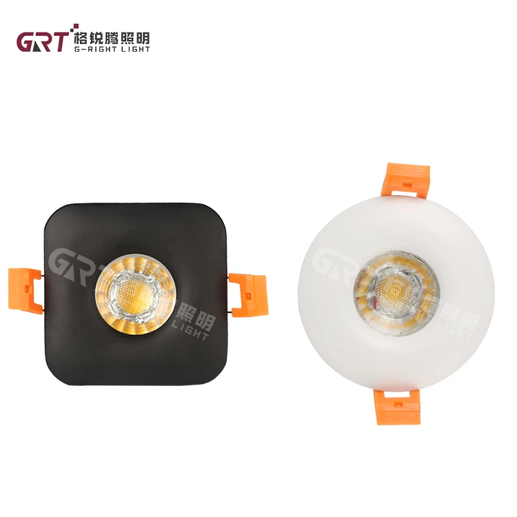 Indoor Adjustable Customizable Wattage Aluminum Recessed Touch Switch LED COB Down light