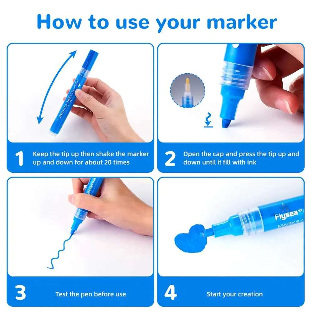 Scrapbooking craft paint pens,acrylic paint marker pens