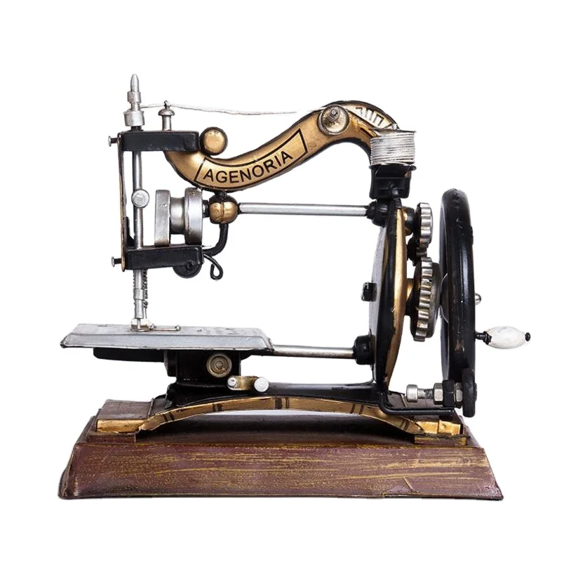 Hot Sale Home Decoration Lovely Cute Sewing Machine Creative Metal Decorate