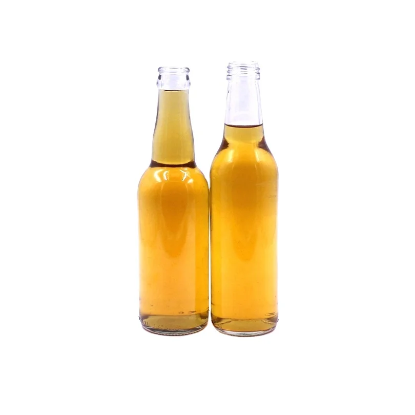 Factory price recyclable custom design 330ml cobalt blue glass beer bottle