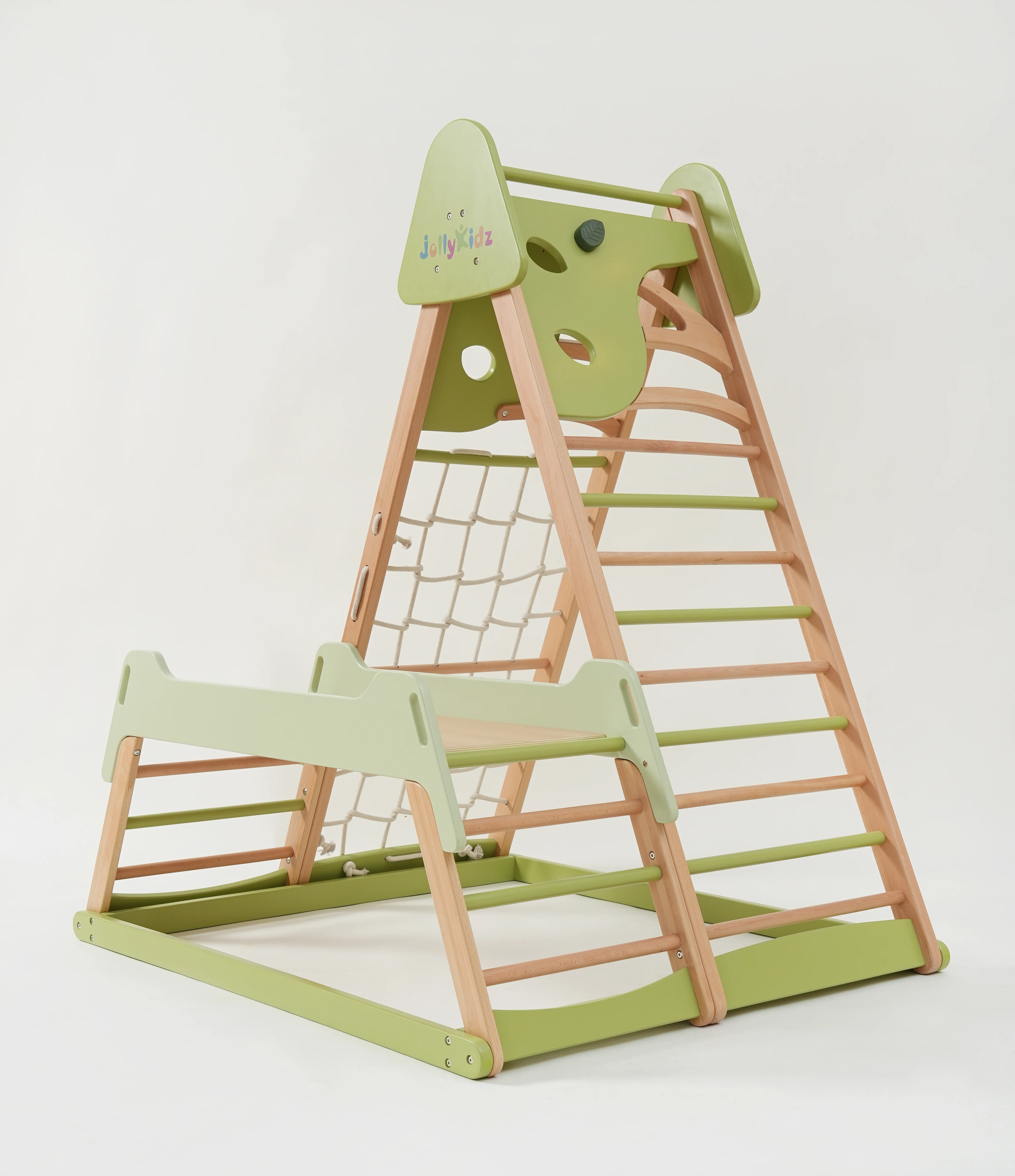 Wooden Kids Climbing Frame Ladders Toys Climb Game Indoor Climbing Arch and Ramp Frame For Children Playground
