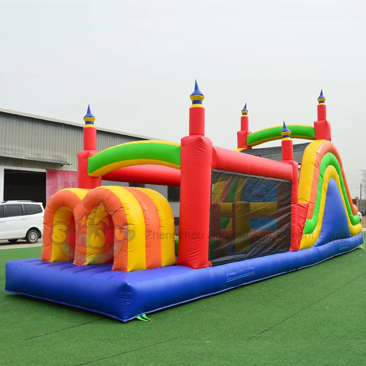 Outdoor Inflatable Bouncer Castle For Sale Commercial Grade Obstacle Course Air Blow Up Bounce House