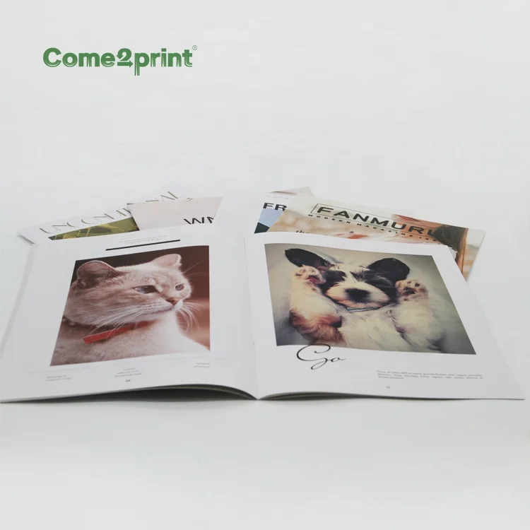 Wholesale Design Fashion Color Magazine Advertising Propag Cheap Brochure Printing