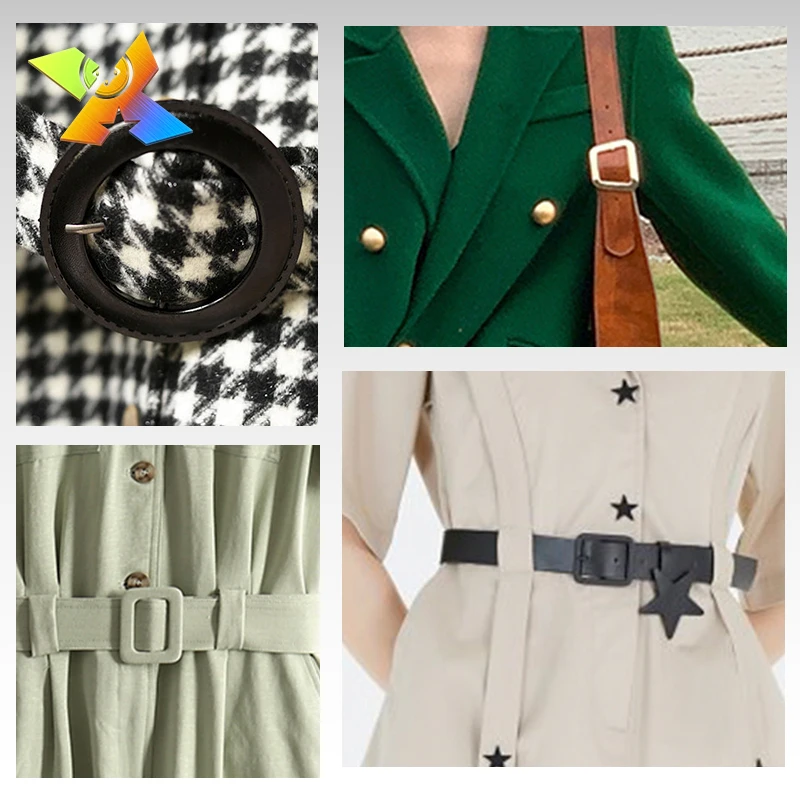 Factory wholesale ladies metal alloy round O shape shoes buckles types of belt buckles sale Multi-Color round belt buckle