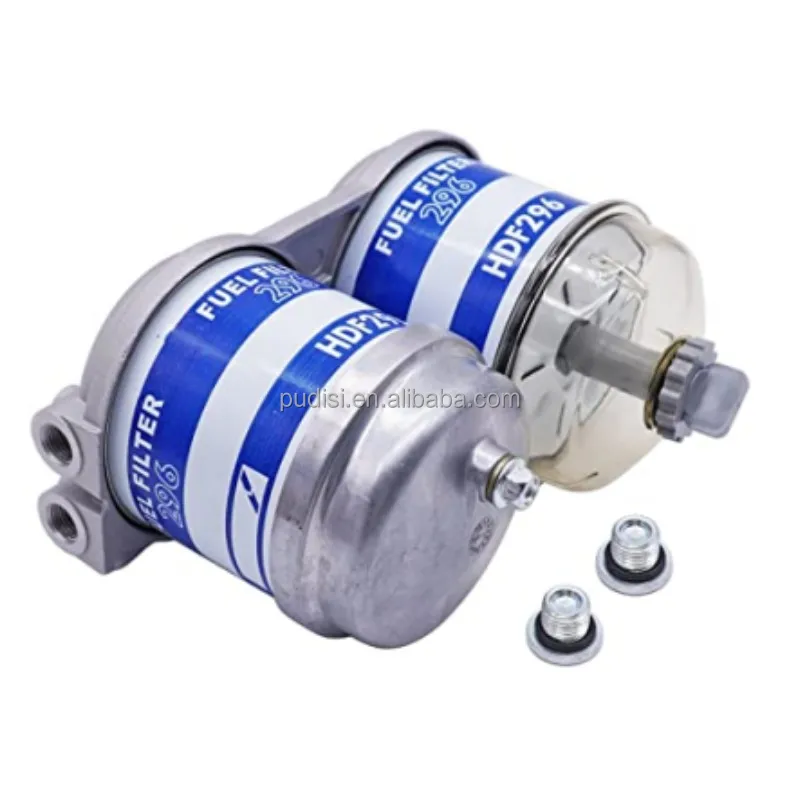 Pudis 7111-296Tractor Dual Fuel Filter Assembly C5NE9165B EBPN9N166AA for Tractors 2000 3000 4000 5000 6600 7700