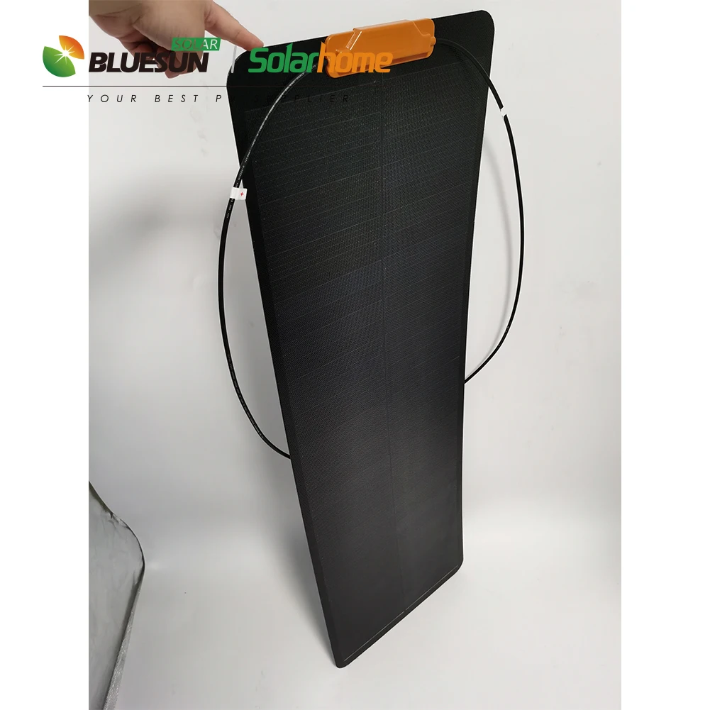 Солнечная панель BLUESUN полностью черная 100 Вт 18 в ETFE 200 180 110 160 бесплатная доставка