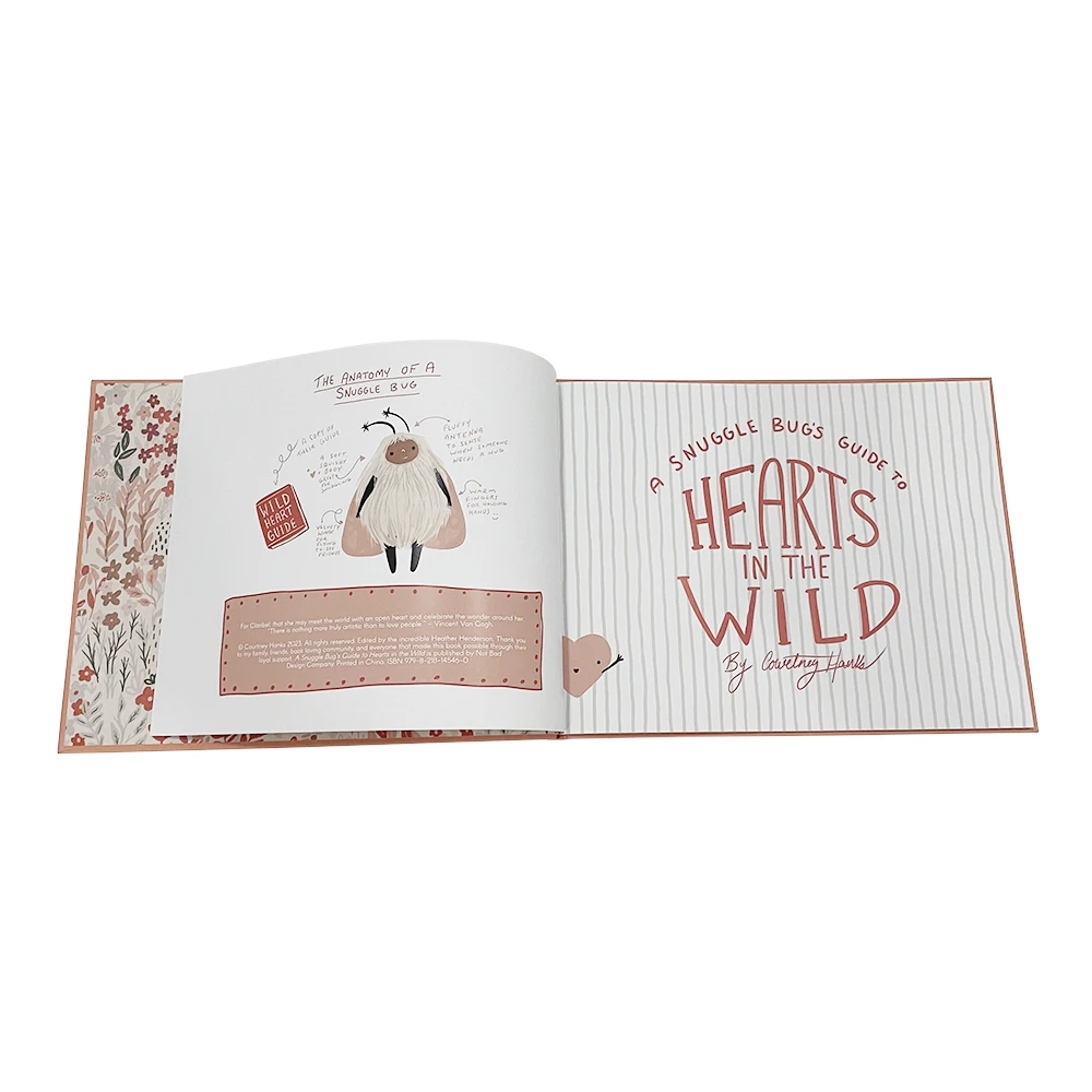 Experienced Custom Colorful Hardcover Endsheet Full Color Cardboard Book Printing Service For Children Kids