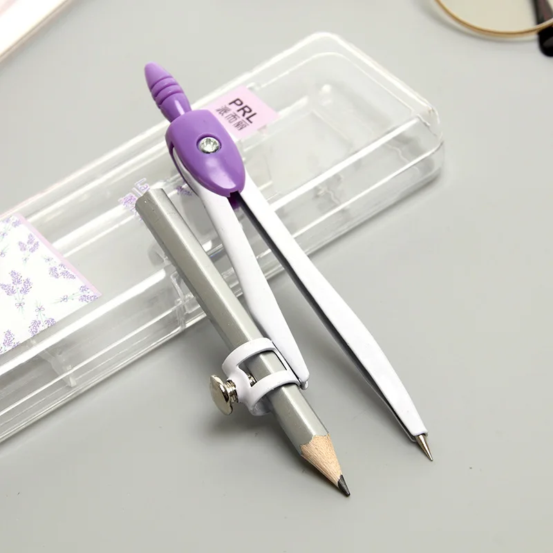 Компас 3 шт./компл., треугольный транспортир для рисования, математическая линейка, компасы, набор для студентов, школьные принадлежности