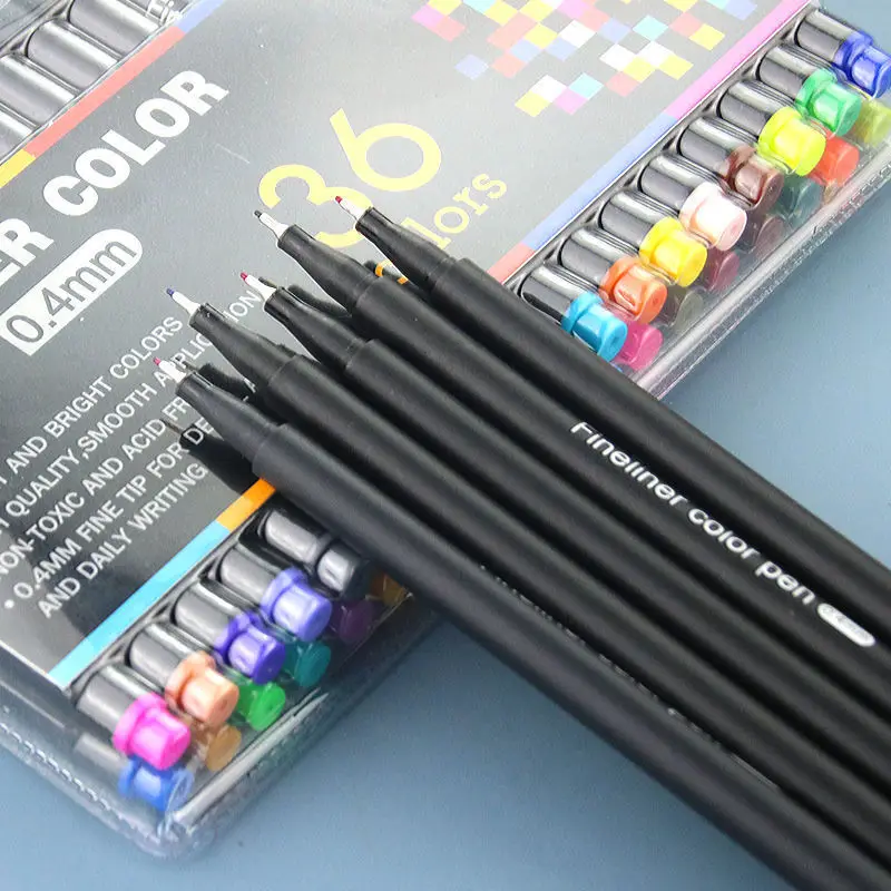 Fine Marker Point Fineliner Stylo De Course Line Drawing Pen Multicolor Stroke Pen Feiner Marker