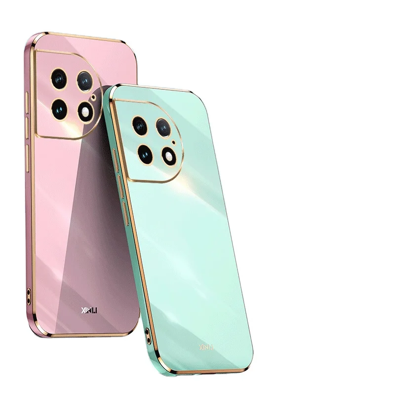 Hot selling 6D Chrome Case Soft TPU silicone mobile cover For OnePlus Ace 2 Pro electroplating Case