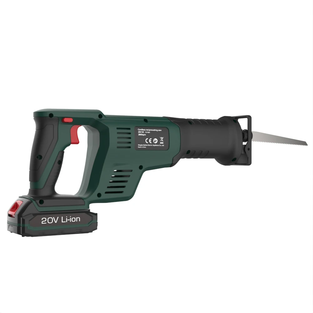 Customizable 20V rechargeable wood metal cutting saw electric woodworking reciprocating saw