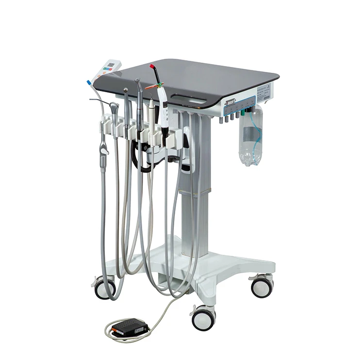 Medical New Portable Dental Equipment Trolley Treatment Dental Chair Mobile Dental Cart Unit prices