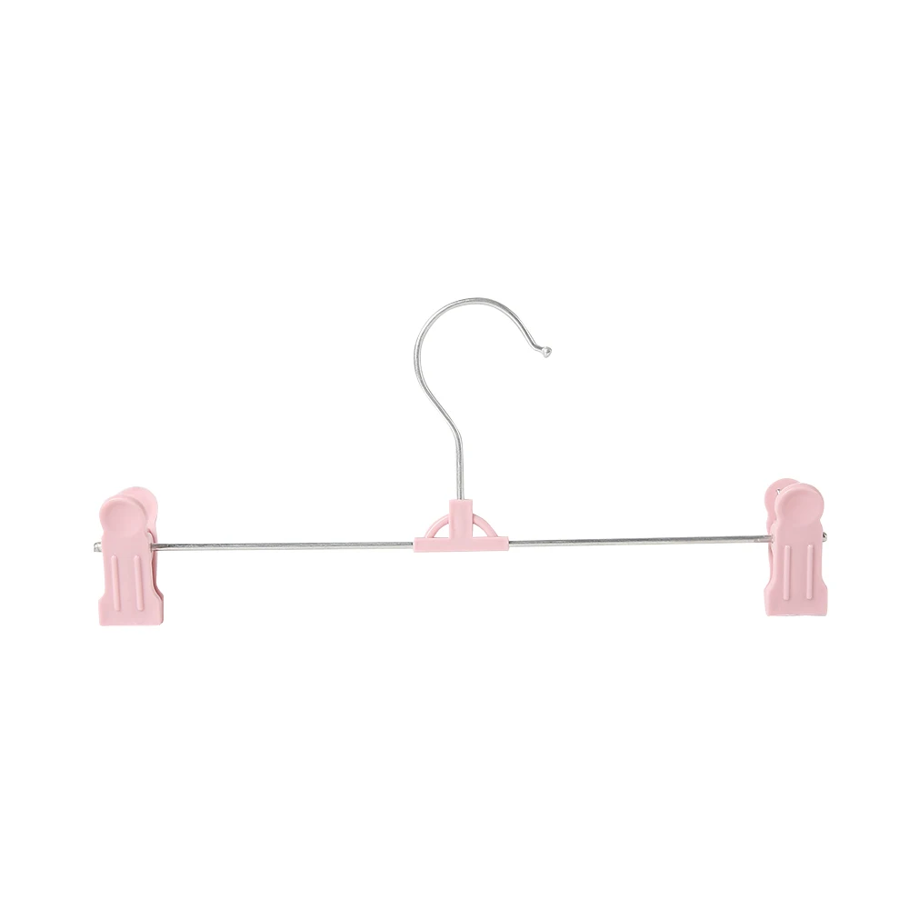 I KNOW  new colorful hangers pants hanger high quality trousers hangers with clips