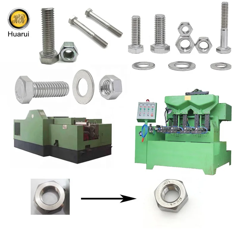 M6-M36 Automatic Multi Stations nut bolt manufacturing machine nuts and bolts making machines