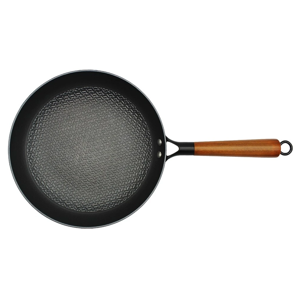 Bright Houseware Korean Honeycomb Frying Pan 26cm Home Round Non Stick Fry Pan Set Skillet Set Light Cast Iron Frying Pans