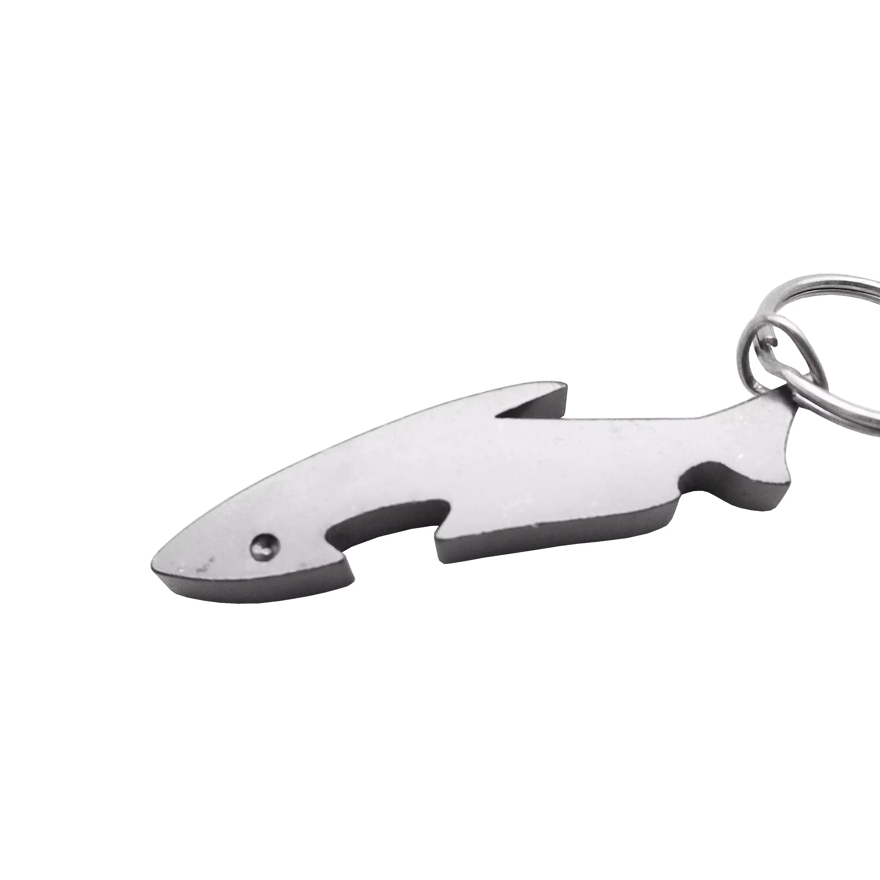 2024 Creative Design Shark Aluminium Opener Keychain for Souvenirs