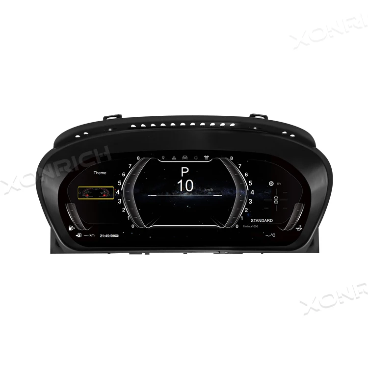 Xonrich 12.3inch Car Speedometer Dashboard Screen For BMW 5 Series E60 E61 CCC CIC 2003-2009 Digital Instrument Cluster