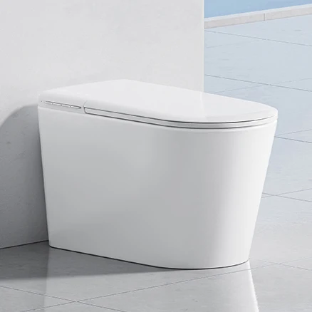 High-end Automatic Bathroom Sanitary Wares Floor Mounted Ceramic Intelligent Toilet Automatic Open Sensor Flush Smart Toilets