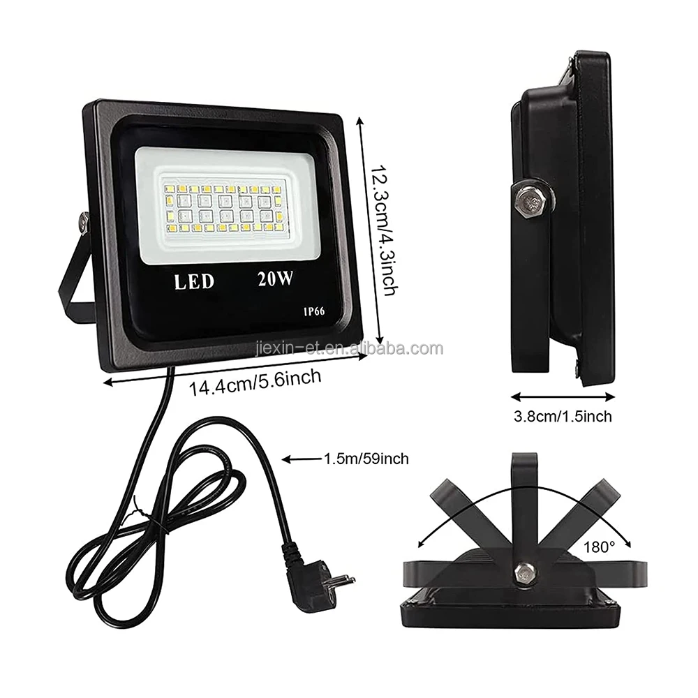 Smart APP RGB 20W 30W 50W Outdoor Wall Reflector IP65 Waterproof LED Flood light For Garden Landscape Event Holiday Hotel