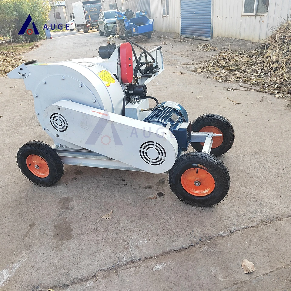 6t/h Grass Cutting Hammer Mill Agriculture Grass Silage Corn Stalk Chopper Cutting Crusher Machine